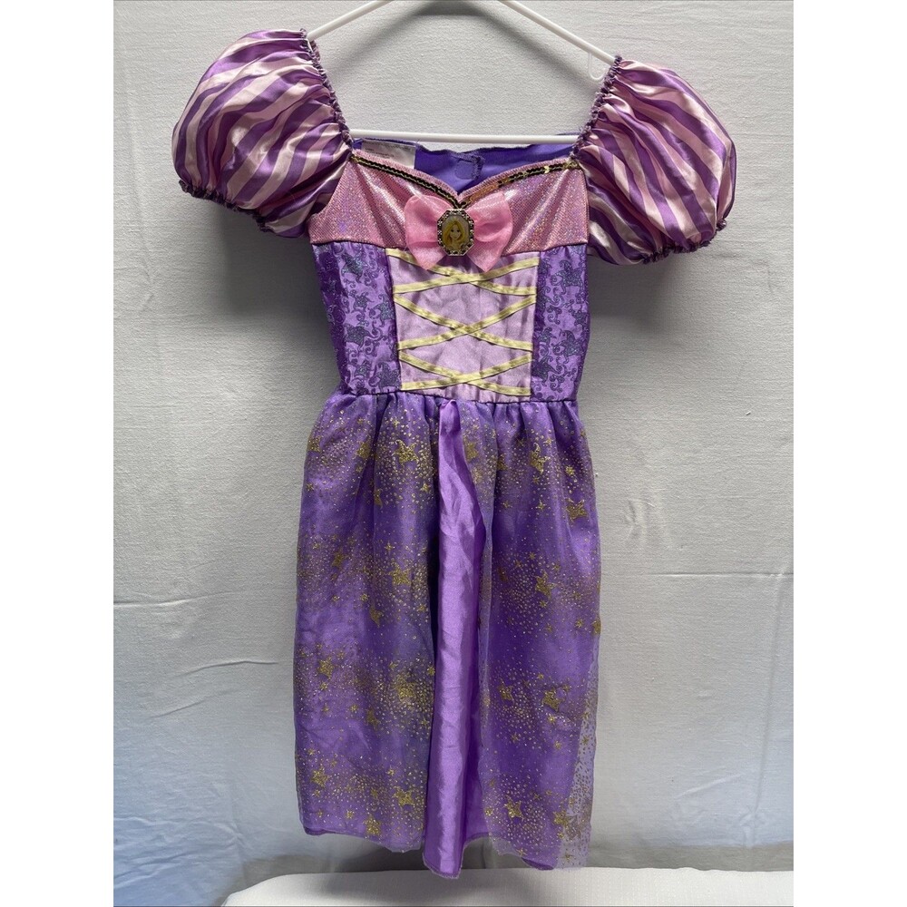 Disney Princess Rapunzel Costume Purple Dress Tangled Costumes S 4-6x Cosplay - Picture 1 of 10
